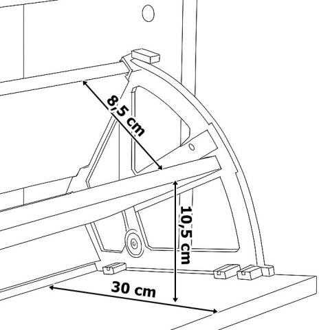 Biała szafka na buty ZEFIR