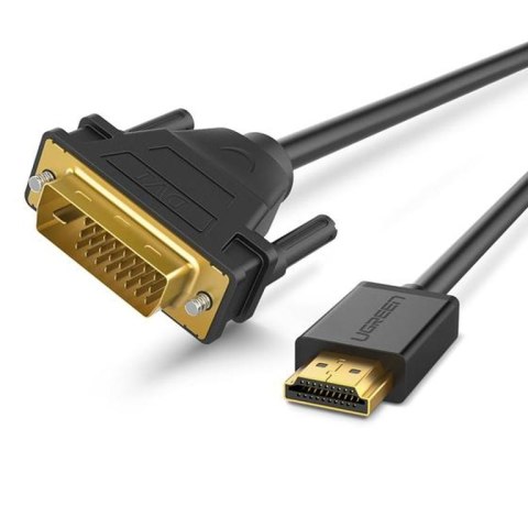 Ugreen 30116 adapter kablowy 1 m DVI HDMI Czarny