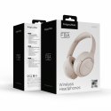 Bezprzewodowe słuchawki nauszne z ANC , Kruger&Matz F8A , beżowe