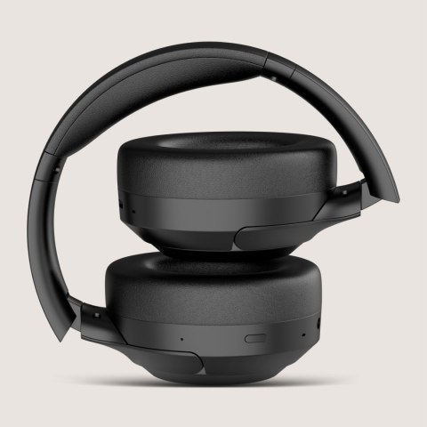 Bezprzewodowe słuchawki nauszne z ANC , Kruger&Matz F8A , czarne