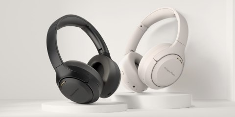 Bezprzewodowe słuchawki nauszne z ANC , Kruger&Matz F8A , czarne