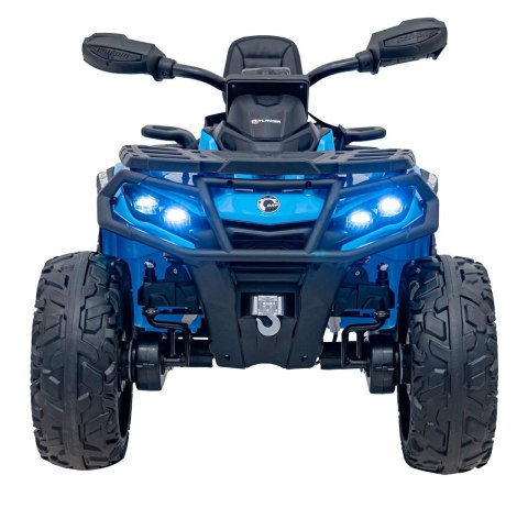 Quad Can Am Outlander ATV z Pilotem Niebieski