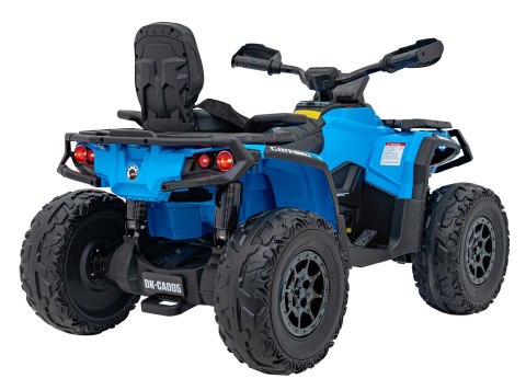 Quad Can Am Outlander ATV z Pilotem Niebieski