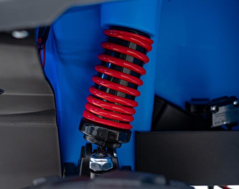 Quad Can Am Outlander ATV z Pilotem Niebieski