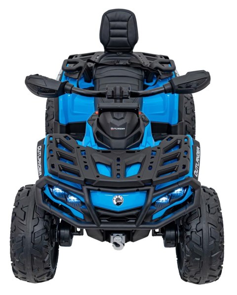 Quad Can Am Outlander ATV z Pilotem Niebieski