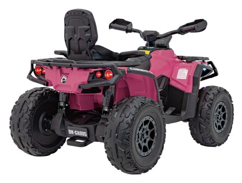 Quad Can Am Outlander ATV z Pilotem Różowy