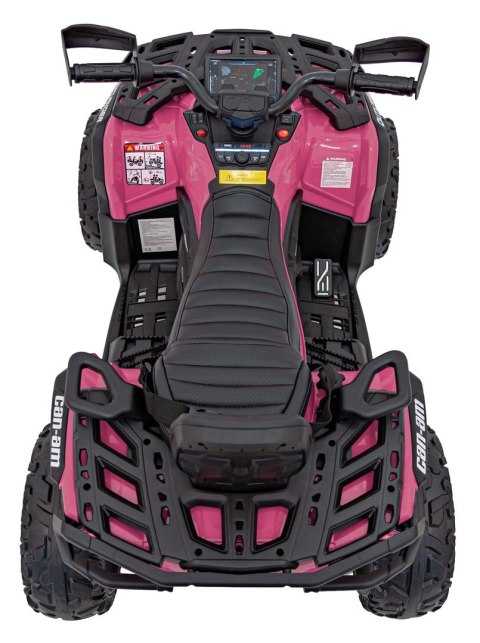 Quad Can Am Outlander ATV z Pilotem Różowy