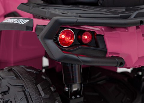 Quad Can Am Outlander ATV z Pilotem Różowy