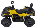 Quad Can Am Outlander ATV z Pilotem Żółty