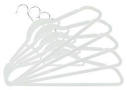 Wieszak welurowy Maxi komplet 5 szt - szary