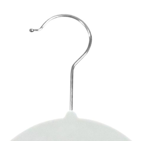 Wieszak welurowy Maxi komplet 60 sztuk szary