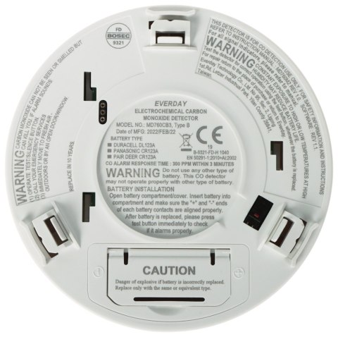 BEZPRZEWODOWA CZUJKA TLENKU WĘGLA (CZADU) AX PRO DS-PDCO-E-WE Hikvision