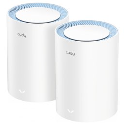 DOMOWY SYSTEM WI-FI MESH M1200(2-PACK) 2.4 GHz, 5 GHz, 300 Mb/s + 867 Mb/s CUDY