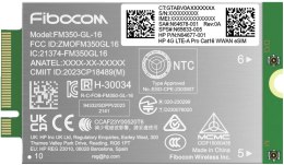 HP 4G LTE-A Pro Cat16 WWAN adapter