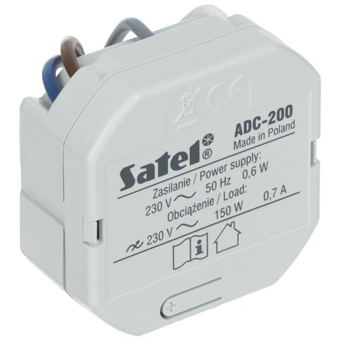 INTELIGENTNY ŚCIEMNIACZ OŚWIETLENIA ADC-200 BE WAVE 230 V AC SATEL