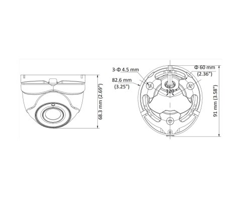 KAMERA AHD, HD-CVI, HD-TVI, PAL DS-2CE76D0T-ITMF(2.8MM)(C) - 1080p Hikvision
