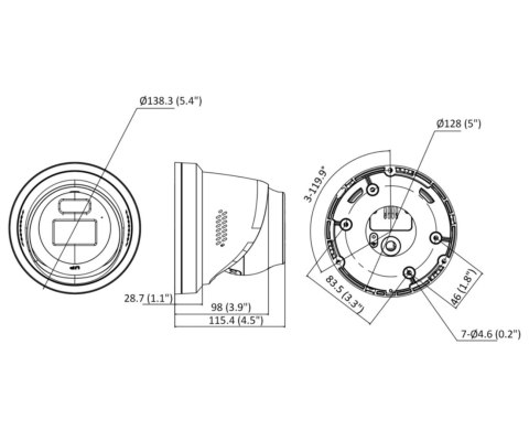 KAMERA IP DS-2CD2387G3-LIS2UY/SL(2.8MM)PL Smart Hybrid Light ColorVu 3.0 - 8.3 Mpx 4K UHD Hikvision