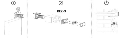 PUSZKA ELEKTROINSTALACYJNA WIELOKROTNA DO DOCIEPLEŃ KEZ-3-KB KOPOS