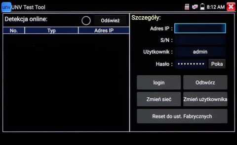 WIELOFUNKCYJNY TESTER CCTV CS-H7-50H-S2