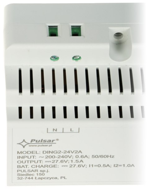 ZASILACZ BUFOROWY IMPULSOWY DING2-24V2A PULSAR