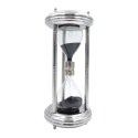 Duża Srebrna Klepsydra 10 min - Dekoracja Biurka - MX 3015