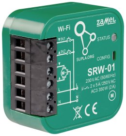INTELIGENTNY STEROWNIK ROLET SRW-01 Wi-Fi 230 V AC ZAMEL