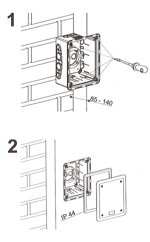 PUSZKA ELEKTROINSTALACYJNA DO DOCIEPLEŃ KUZ-V-KB KOPOS