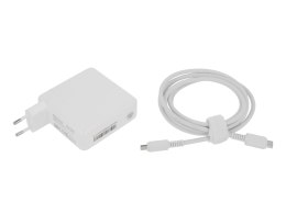 Zasilacz Mitsu 140W USB type C USB-C (white)