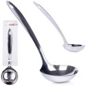 Chochla Stalowa GET-IT 80 ml 29 cm do Zupy Sosów Wytrzymała Ergonomiczna