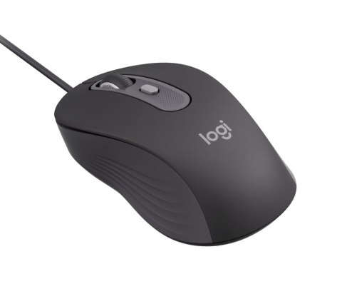 Logitech Signature Wired M520 for Business myszka Biuro Oburęczny USB Type-C Optyczny 4000 DPI