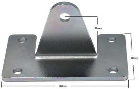 Uchwyty MOD.12/120/70 do napędów z otworami 12mm: CAME, FAAC, Genius, Proxima itd.