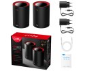 DOMOWY SYSTEM WI-FI MESH M3000(2-PACK)-BLACK Wi-Fi 6 2.4 GHz, 5 GHz, 574 Mb/s + 2402 Mb/s CUDY