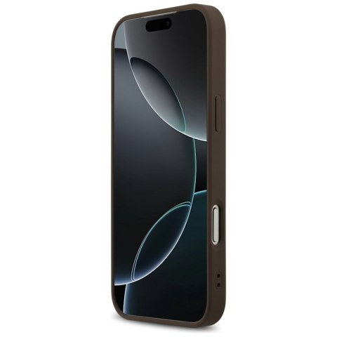 Guess 4G Printed Stripes MagSafe - Etui iPhone 17 Pro Max (brązowy)