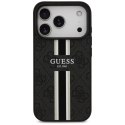 Guess 4G Printed Stripes MagSafe - Etui iPhone 17 Pro (czarny)