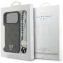 Guess 4G Strap Triangle Logo MagSafe - Etui do iPhone 17 Pro Max (czarny)