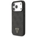 Guess 4G Strap Triangle Logo MagSafe - Etui do iPhone 17 Pro (czarny)