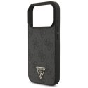 Guess 4G Strap Triangle Logo MagSafe - Etui do iPhone 17 Pro (czarny)