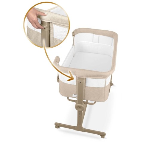 Łóżeczko dziecięce składane turystyczne dostawka Nukido NK-243