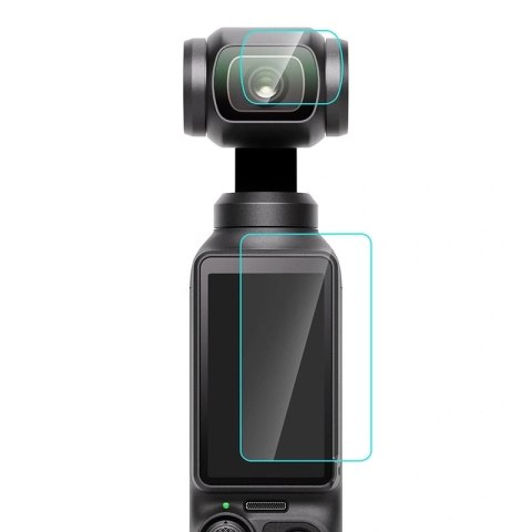 Szkło ochronne PULUZ na obiektyw i ekran Osmo Pocket 3