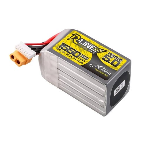 Akumulator Lipo Tattu R-Line Version 5.0 1550mAh 22.2V 150C 6S z wtyczką XT60