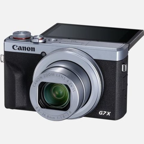 Canon PowerShot G7 X Mark III Kompaktowy aparat fotograficzny 20,1 MP CMOS 5472 x 3648 px Czarny, Srebrny