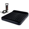 Materac dmuchany 203x183x25 cm z pompką tłokową INTEX 64144