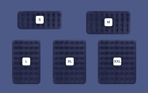 Materac dmuchany dwuosobowy REBEL ACTIVE 203x183x22