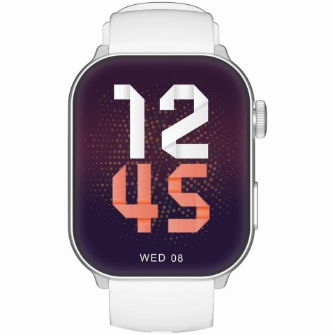Smartwatch Damski GRAVITY GT28-10 Pasek + Bransoleta Biało Srebrny