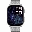 Smartwatch Damski GRAVITY GT28-9 Pasek + Bransoleta Czarno Srebrny