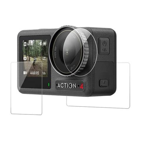 Szkło hartowane TELESIN do DJI Osmo Action 5/4/3