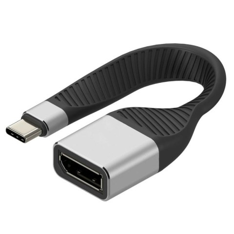 Techly ICOC-USBC-DP12 adapter kablowy 0,131 m USB Type-C DisplayPort Czarny