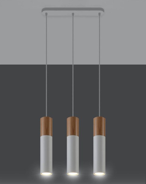 Lampa wisząca PABLO 3L biała