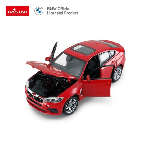 Autko Metalowe 1:24 BMW X6M Czerwone RASTAR