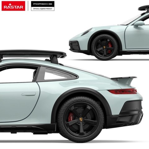 Autko R/C 1:14 Porsche 911 Dakar Miętowy RASTAR